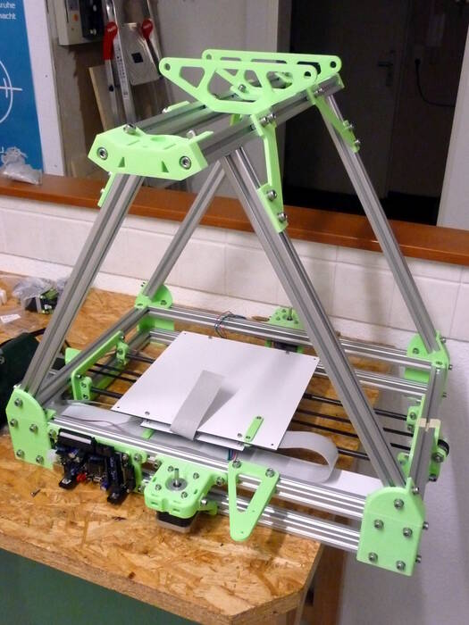 Fertiger Rahmen 3D-Druckerworkshop